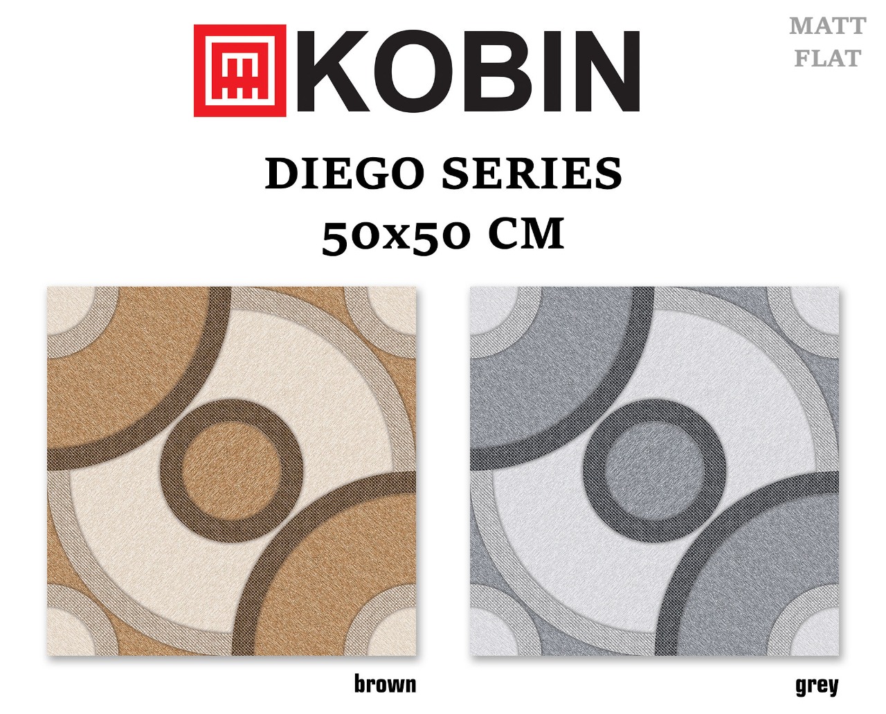 Kobin Diego Brown 50x50